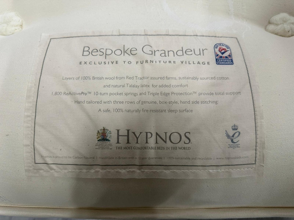 Hypnos Bespoke Grandeur Mattress 5FT RRP £3199 Best price online - Home Furniture Interiors