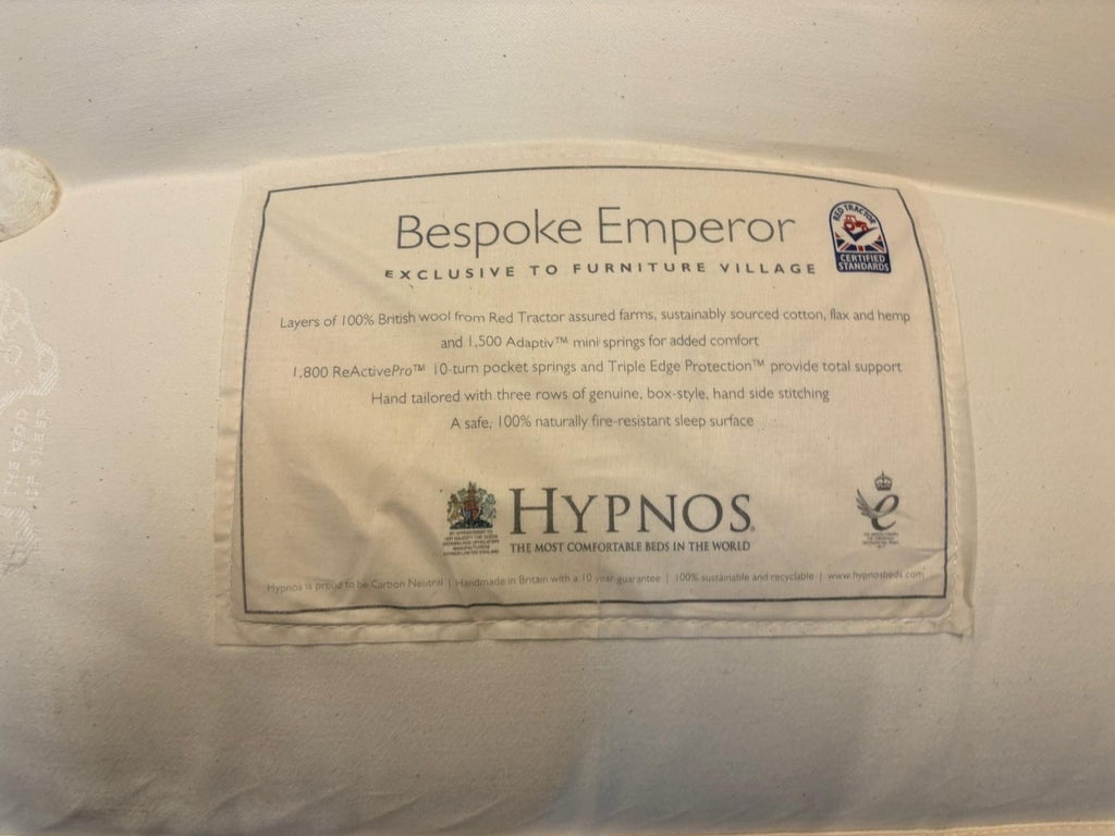 Hypnos Emperor / Pearl Firm 6FT SuperKing Mattress RRP £3,799 - Home Furniture Interiors