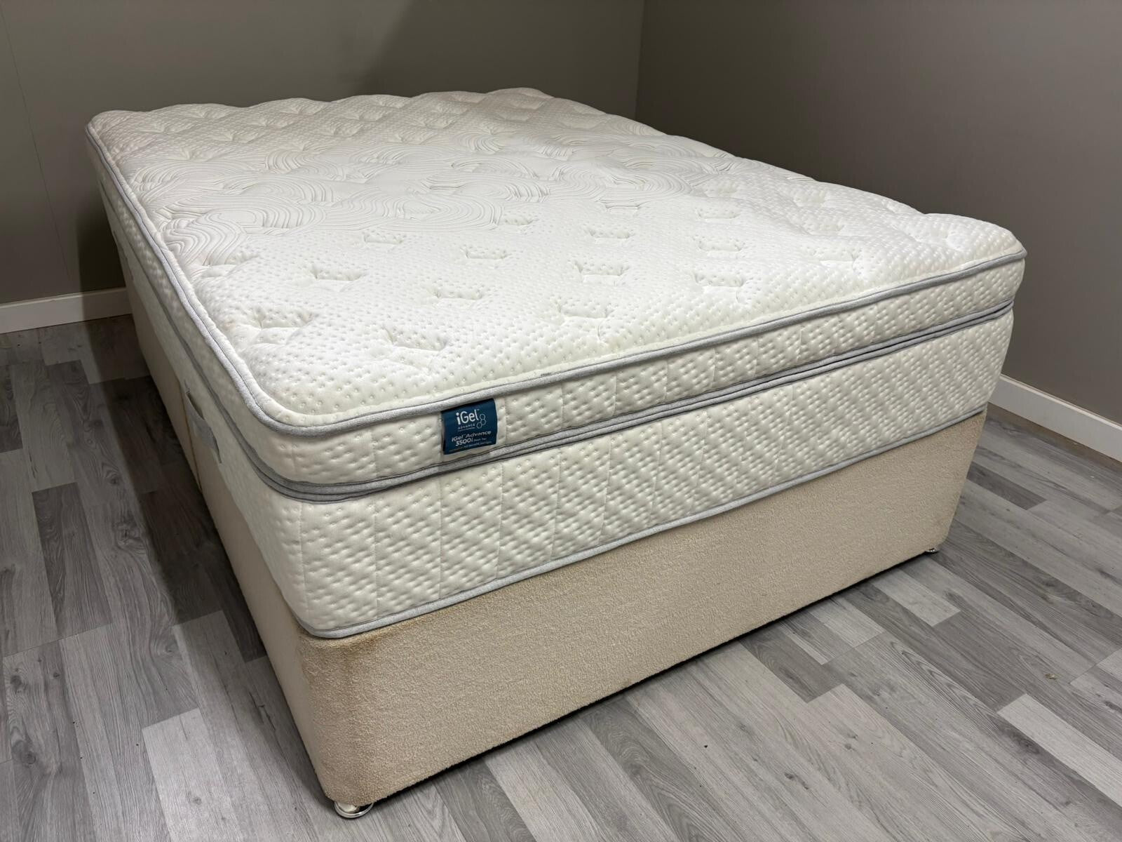 IGEL 3000 / 5000 Advance Nanotech 4FT 6 Double Plushtop Mattress - RRP £1.699  B - Home Furniture Interiors