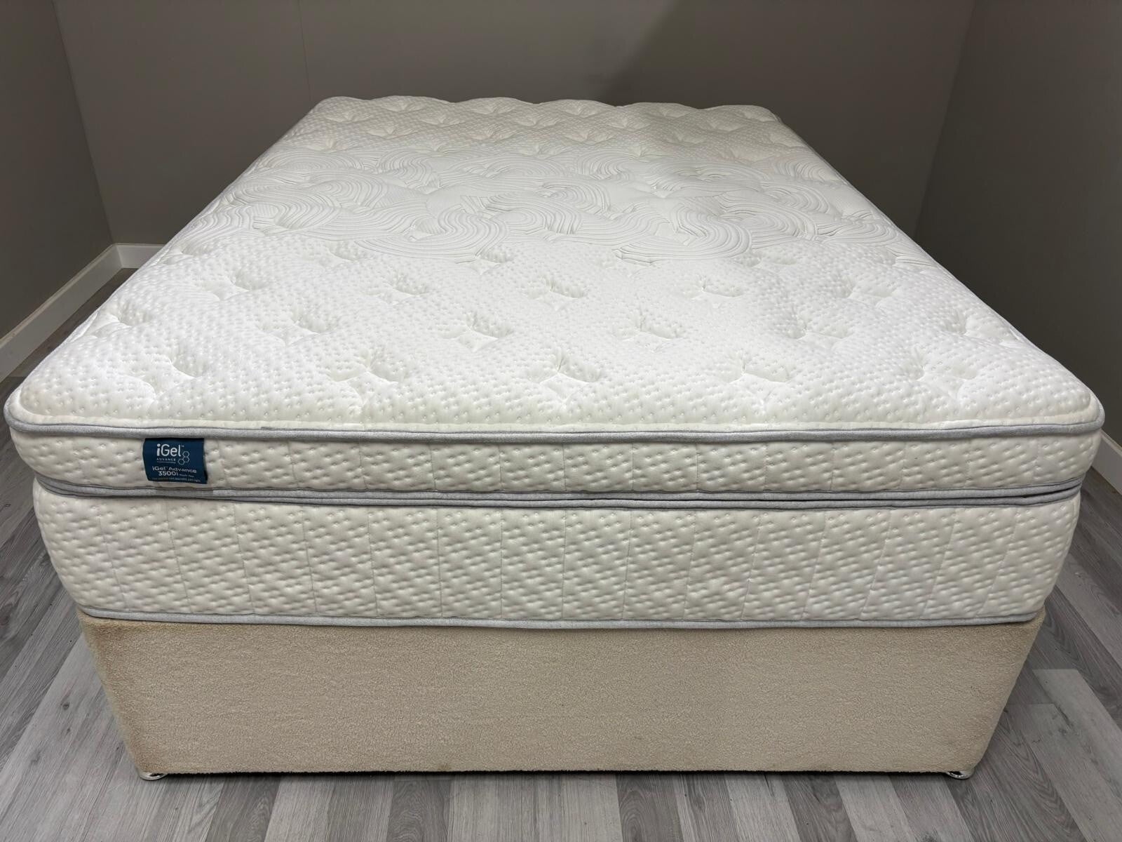 IGEL 3000 / 5000 Advance Nanotech 4FT 6 Double Plushtop Mattress - RRP £1.699  B - Home Furniture Interiors