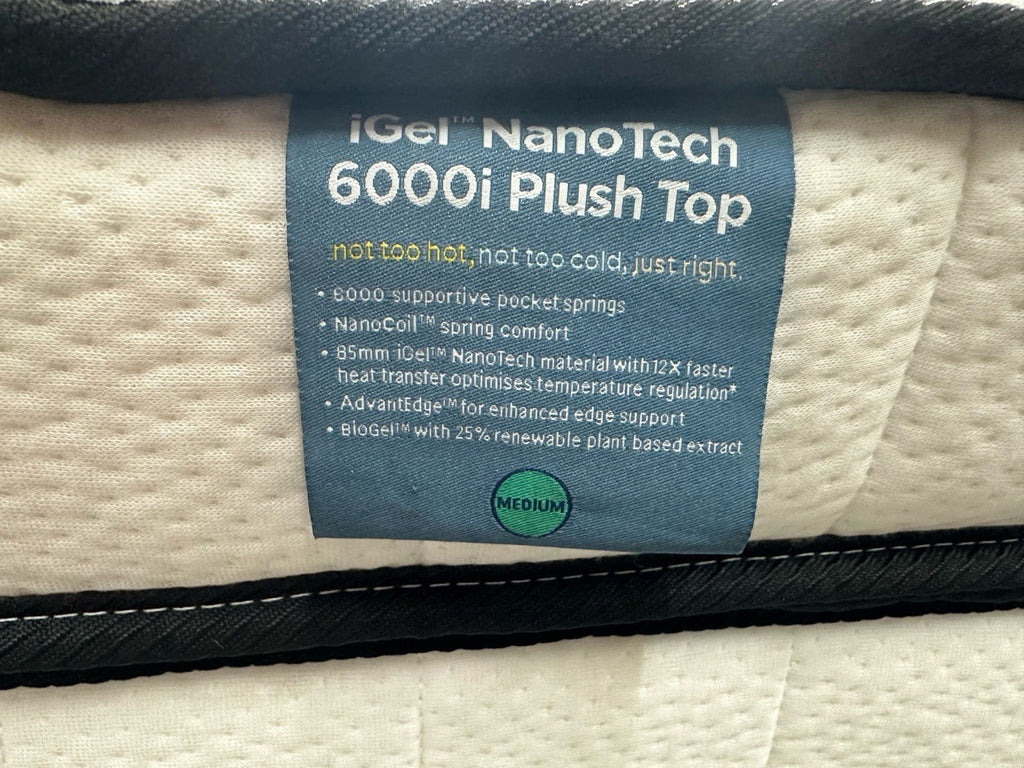 IGEL 6000i Nanotech 5ft Kingsize Plushtop Mattress RRP £2499 Best Price Online - Home Furniture Interiors