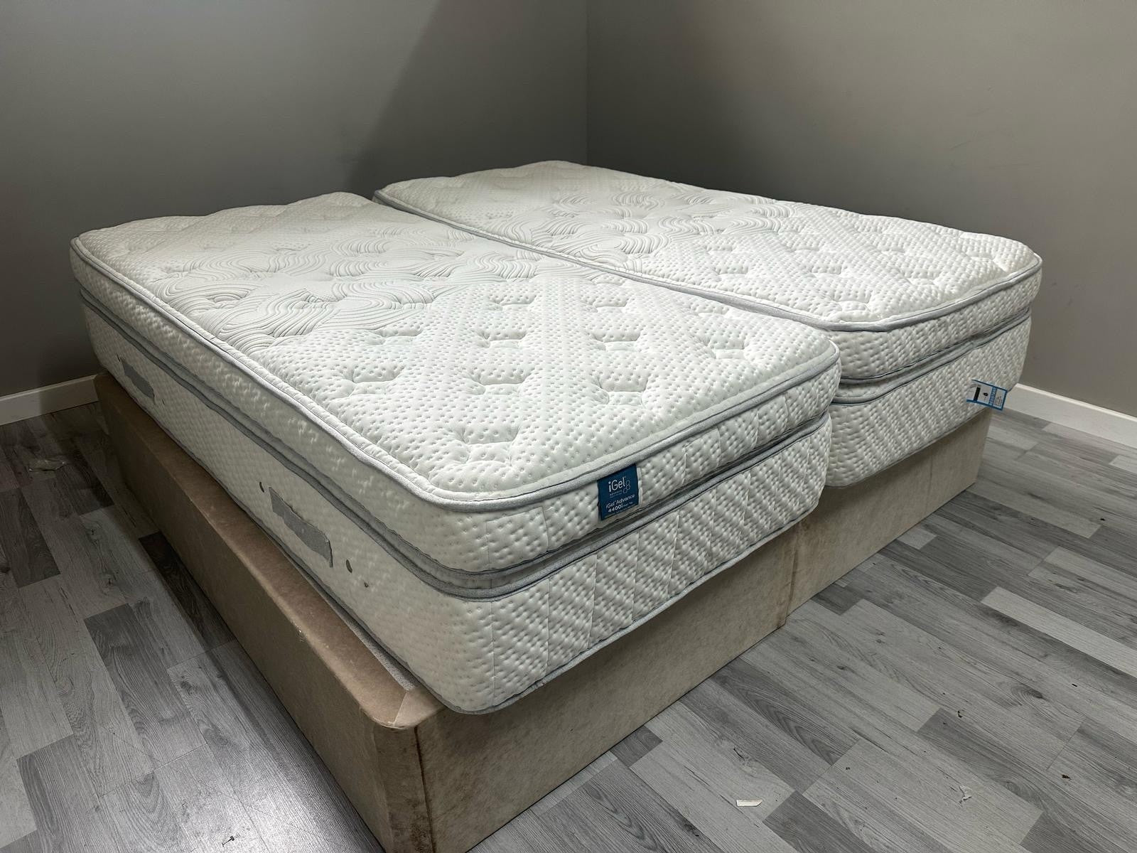 Igel 3500 / 5500 Advance  6FT Superking Zip And Link Mattress RRP £2499 Firm B - Home Furniture Interiors