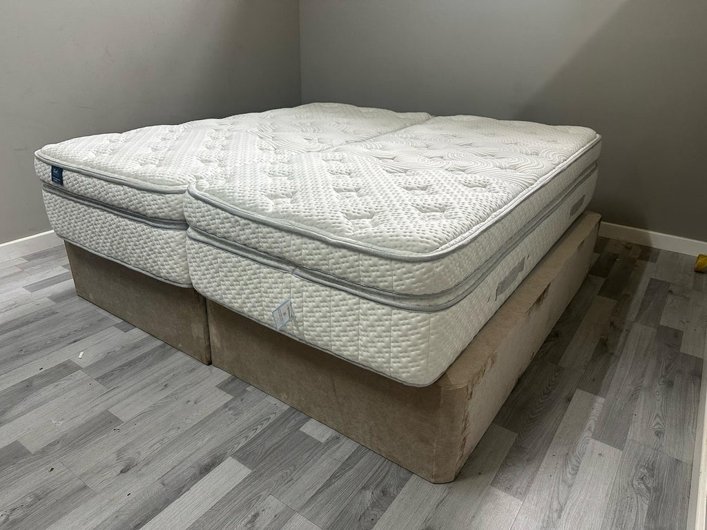 Igel 4400 / 6000 Advance  6FT Superking Zip And Link Mattress RRP £2499 Medium - Home Furniture Interiors