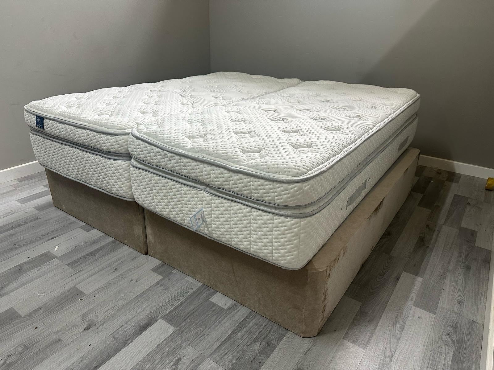 Igel 4400 / 6000 Advance  6FT Superking Zip And Link Mattress RRP £2499 Medium - Home Furniture Interiors