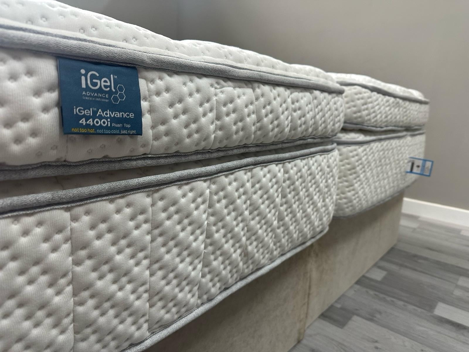 Igel 4400 / 6000 Advance  6FT Superking Zip And Link Mattress RRP £2499 Medium - Home Furniture Interiors