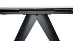 Modern White Ceramic Rectangular Extending 8 Seater Dining Table - Home Furniture Interiors