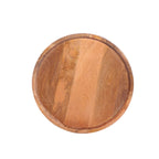 Natural Mango Wood Round Side Table with Hand Wrapped Rope Base - Home Furniture Interiors