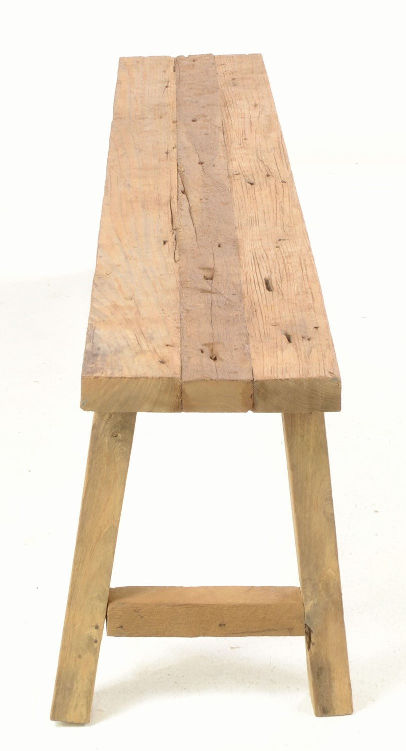 Extra Large Long Rustic Wooden Dining Bench 180cm Wide