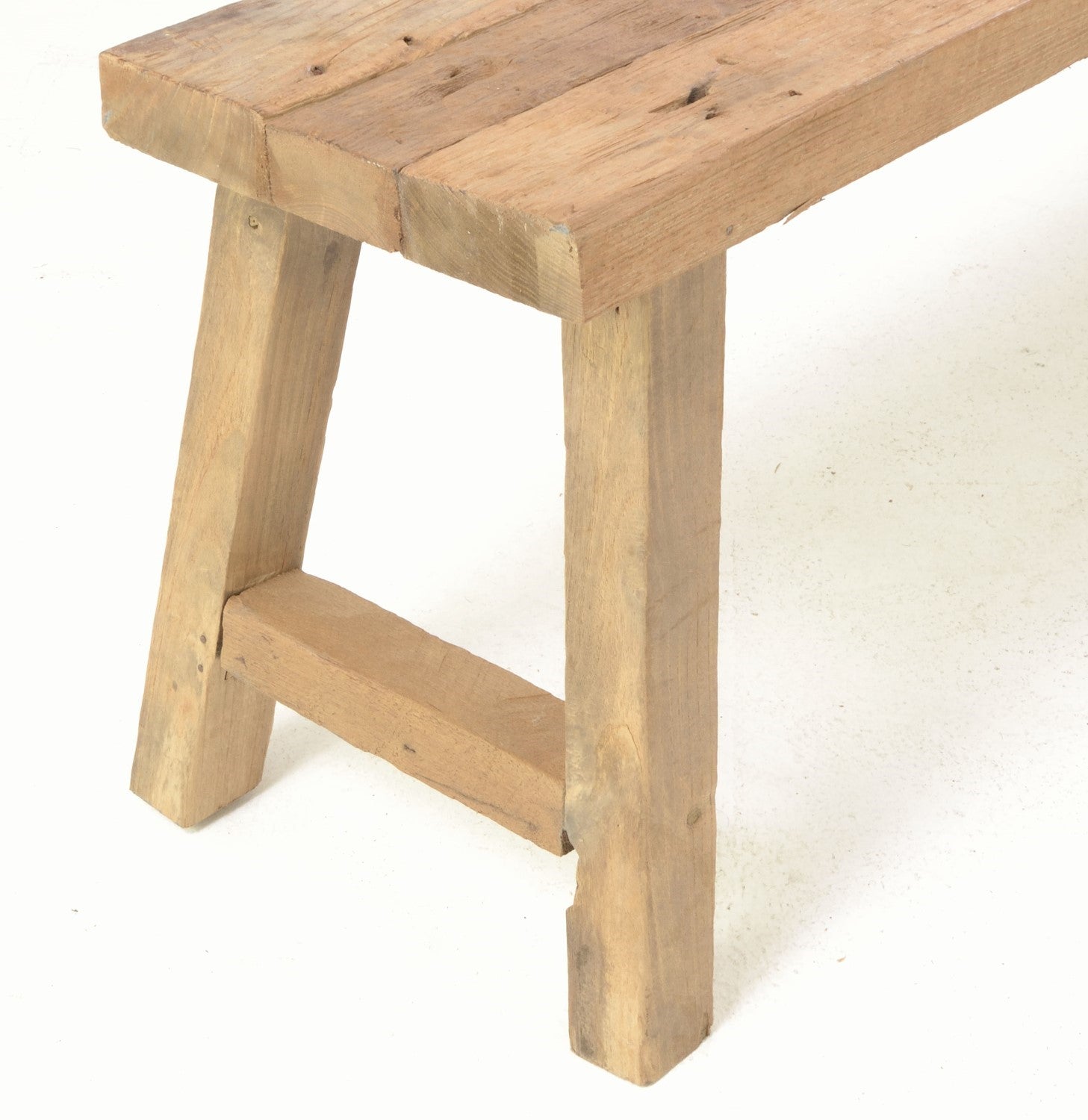 Extra Large Long Rustic Wooden Dining Bench 180cm Wide