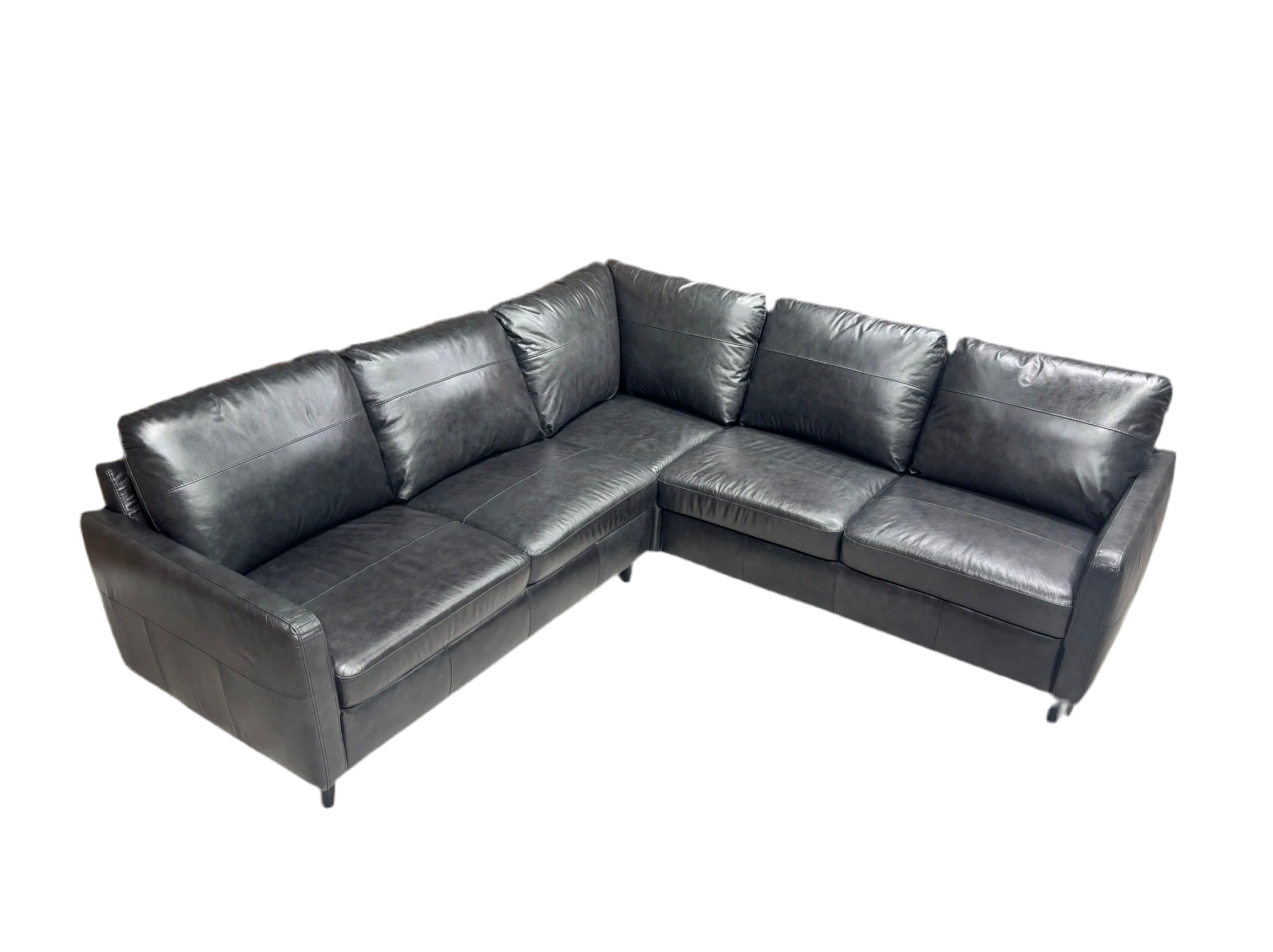 John Lewis BAILEY Style Leather 2 Corner 2 Sofa - Home Furniture Interiors
