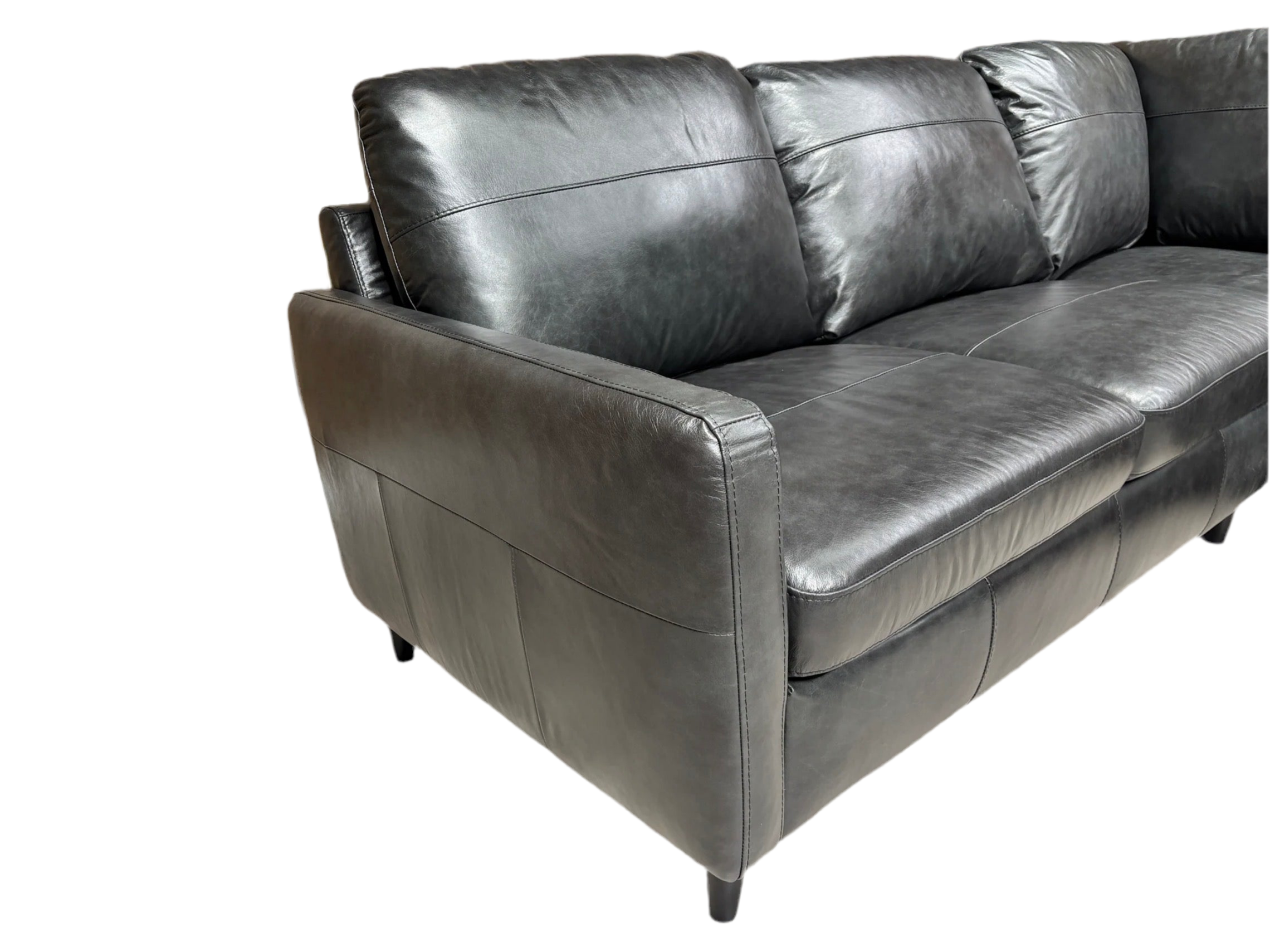 John Lewis BAILEY Style Leather 2 Corner 2 Sofa - Home Furniture Interiors