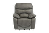 Grey Fabric Armchair Electric Power Recliner