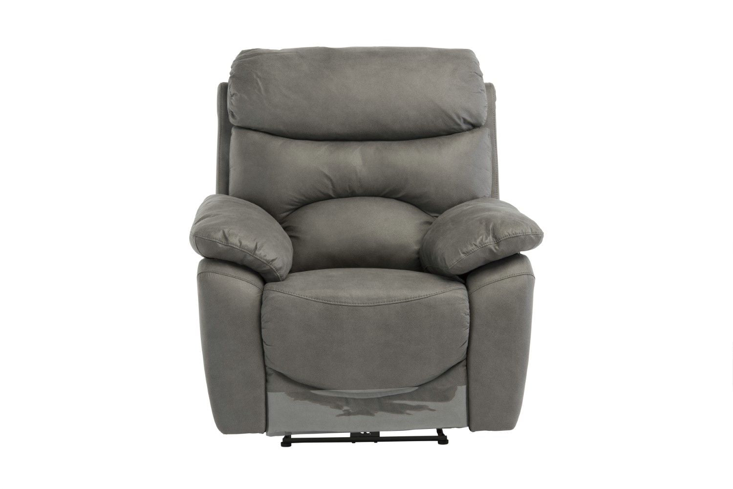 Grey Fabric Armchair Electric Power Recliner