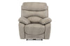 ELECTRIC RECLINER ARMCHAIR NATURAL FABRIC