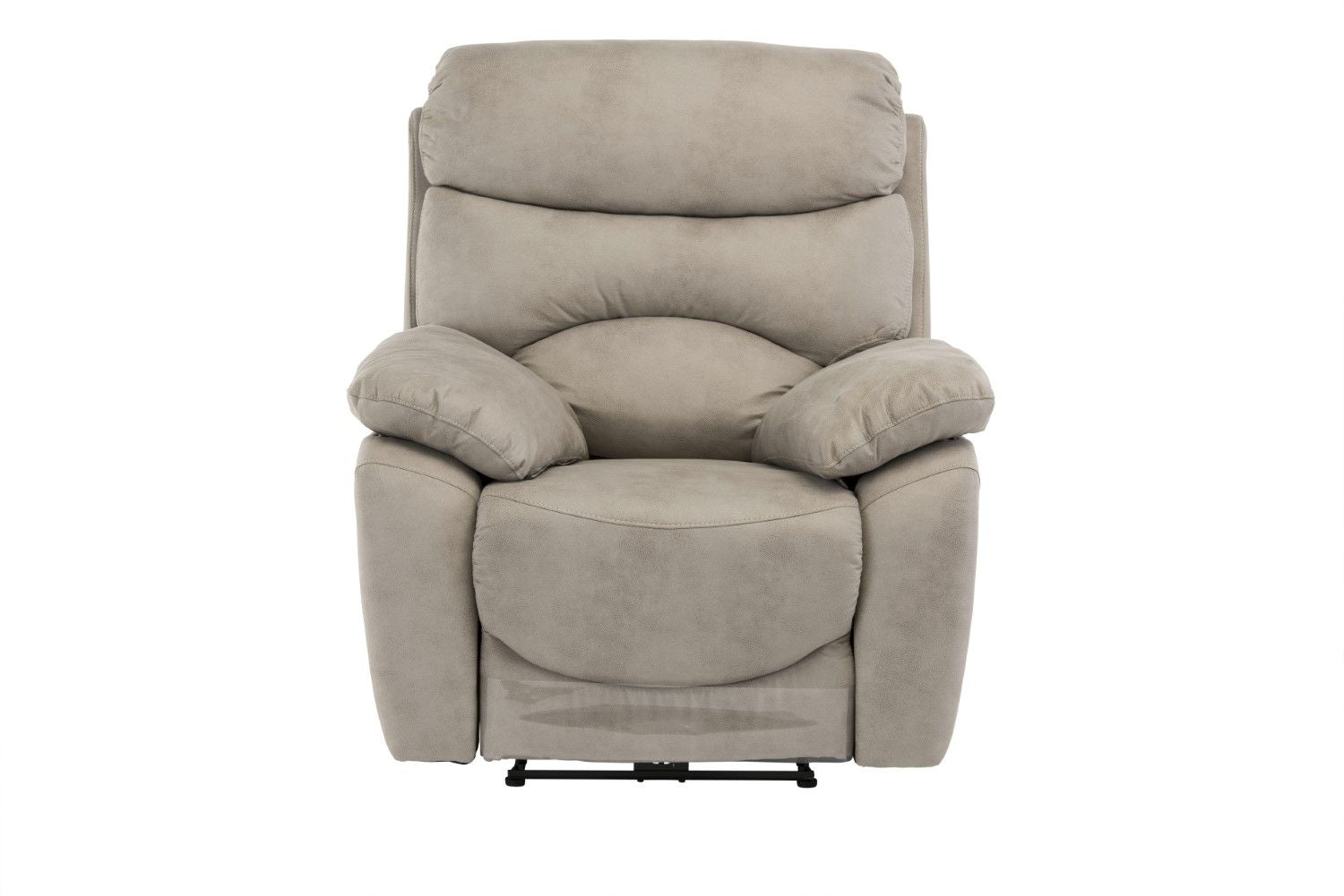 ELECTRIC RECLINER ARMCHAIR NATURAL FABRIC