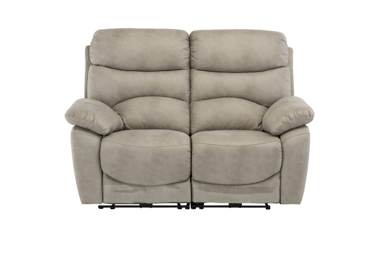 Natural Fabric Electric Power Recliner 2 Seater Sofa