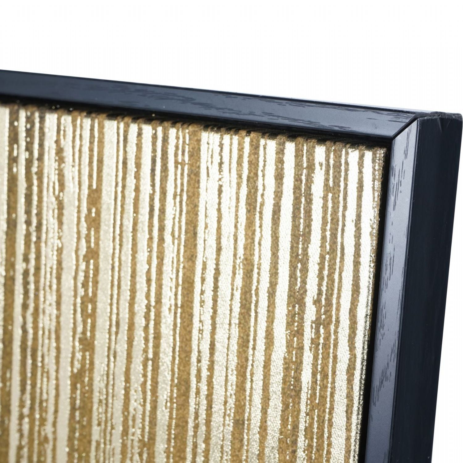 Large Golden Rain Foiled Canvas Wall Art - Home Furniture Interiors