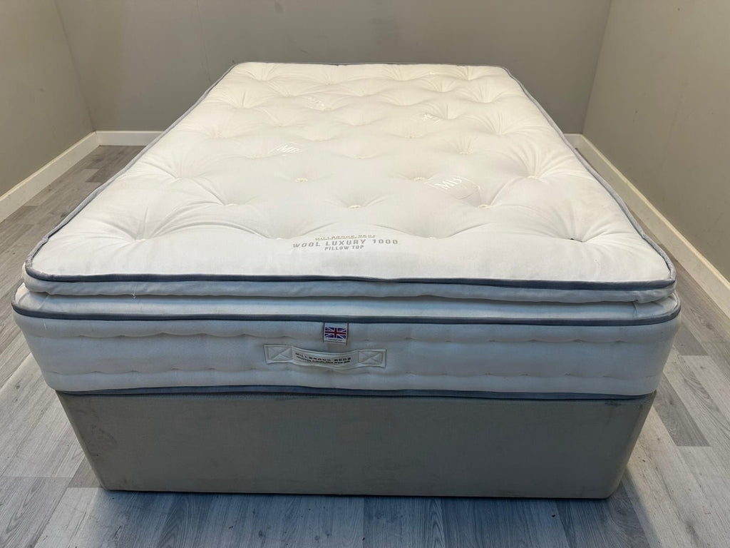 Millbrook Wool Luxury 1000 Pocket Pillow Top Mattress 4FT 6 Double RRP £1099