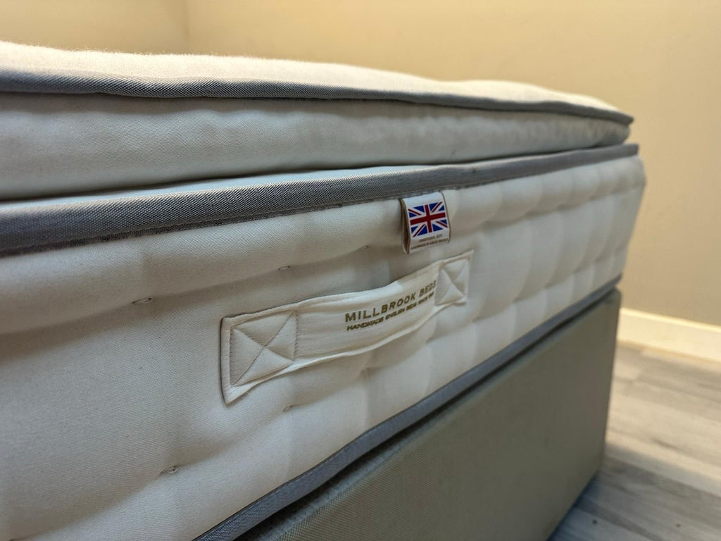 Millbrook Wool Luxury 1500 Pocket Pillow Top Mattress 4FT 6 Double RRP £1159 - Home Furniture Interiors