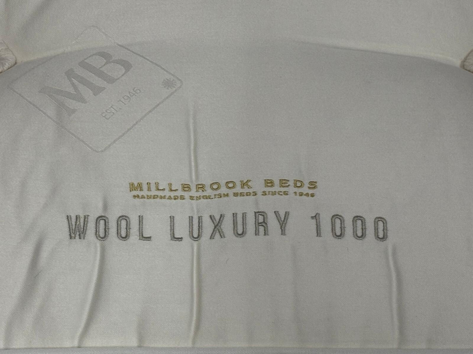 Millbrook Wool Ortho 1000 Pocket Mattress 5FT Kingsize RRP £819 - Home Furniture Interiors