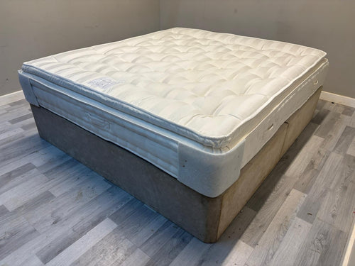 Laura Ashley White Emsworth 2500 Pocket Sprung Medium Mattress 6FT Superking - Home Furniture Interiors