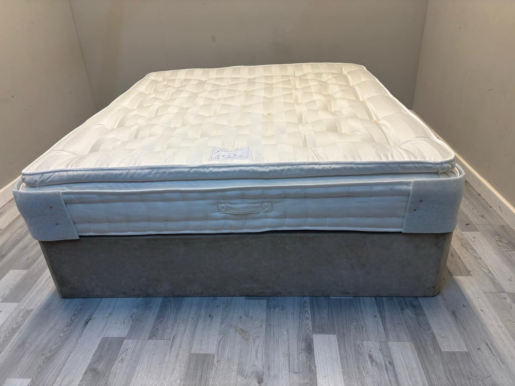 Laura Ashley White Emsworth 2500 Pocket Sprung Medium Mattress 6FT Superking - Home Furniture Interiors