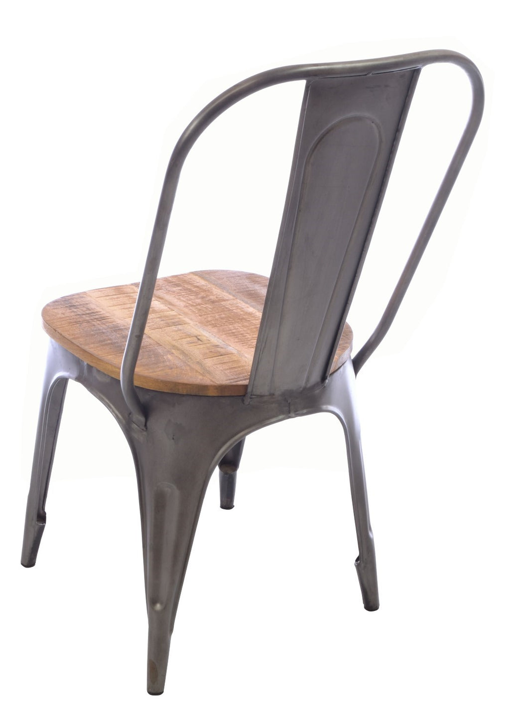 Solid Wood Dining Chair Metal Legs
