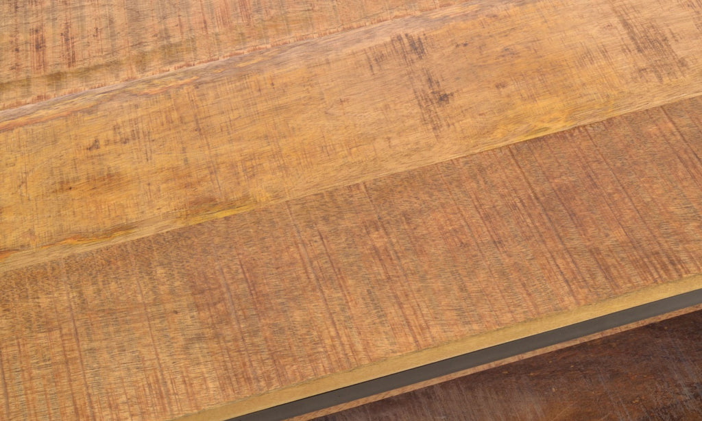 Industrial Mango Wood and Iron Large Sideboard Display Unit 180cm