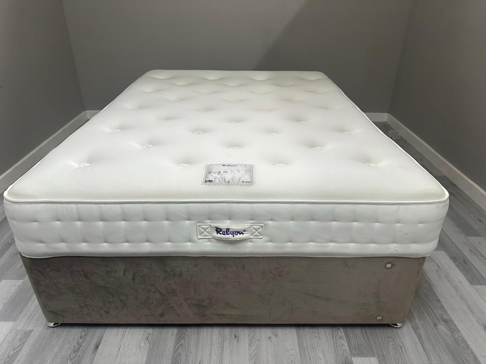 Relyon Rufford Memory Pocket 1500 Mattress 5FT Kingsize RRP £899 Firm B - Home Furniture Interiors