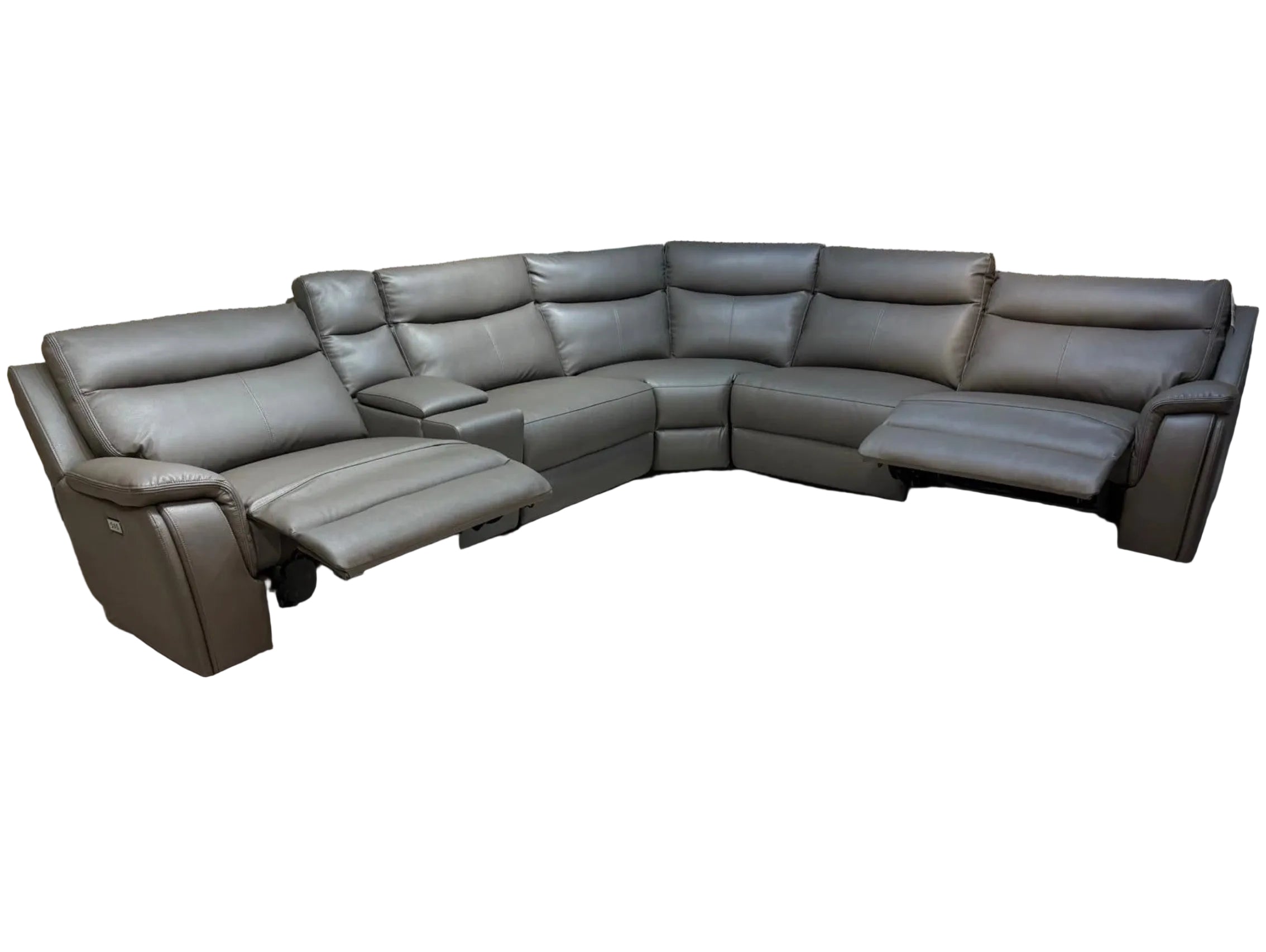 ScS - MAVERICK Modular 2 Corner 2 Sofa + Console, Power Recliners - Home Furniture Interiors