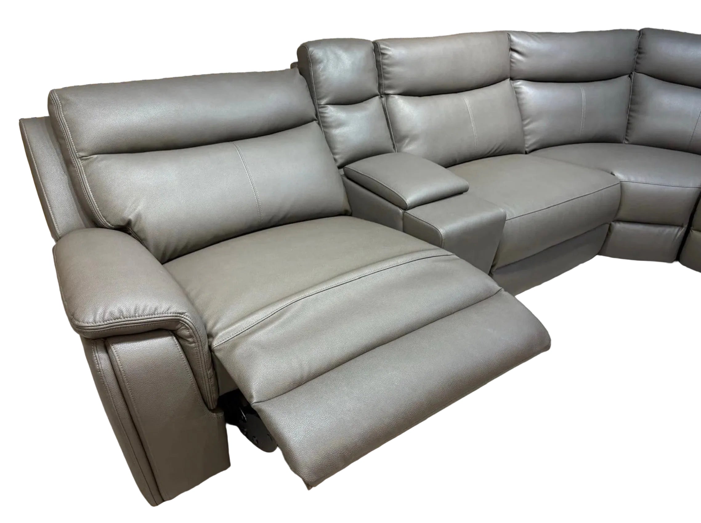 ScS - MAVERICK Modular 2 Corner 2 Sofa + Console, Power Recliners - Home Furniture Interiors