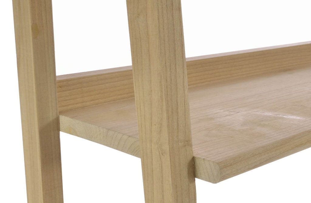 Modern Wood 2 Drawer 3 Shelf Open Bookcase Display Unit