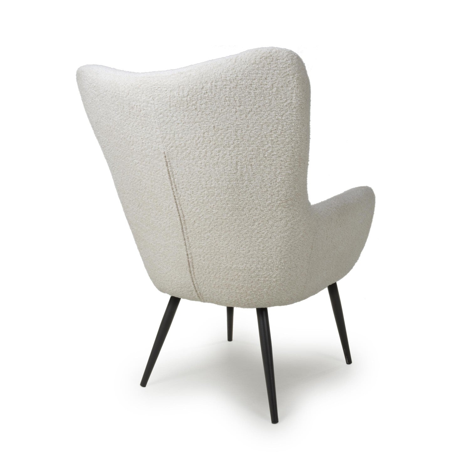 Bordeaux White Textured Fabric Armchair - Home Furniture Interiors
