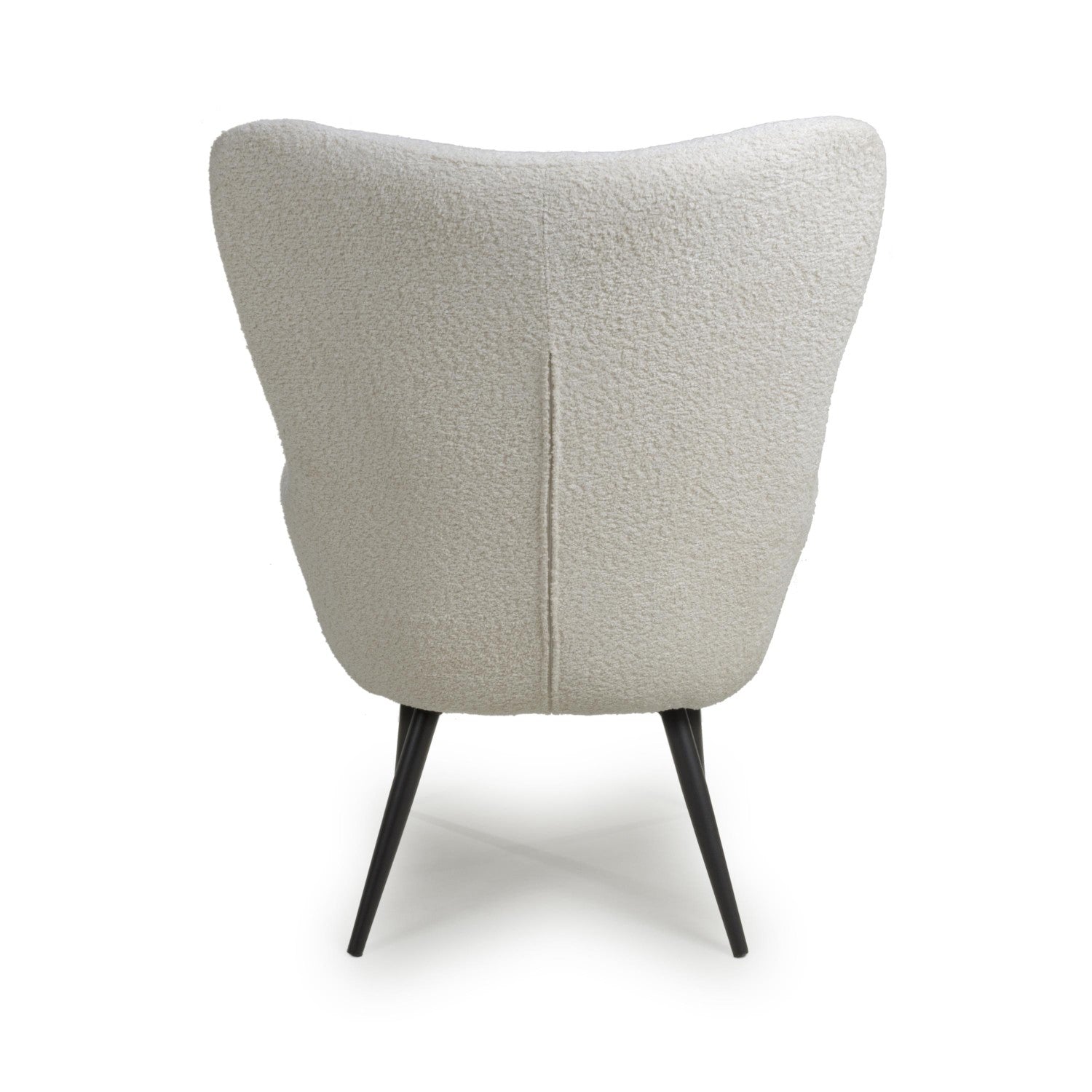 Bordeaux White Textured Fabric Armchair - Home Furniture Interiors
