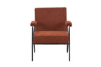 Oslo Speckled Burnt Orange Armchair - Home Furniture Interiors