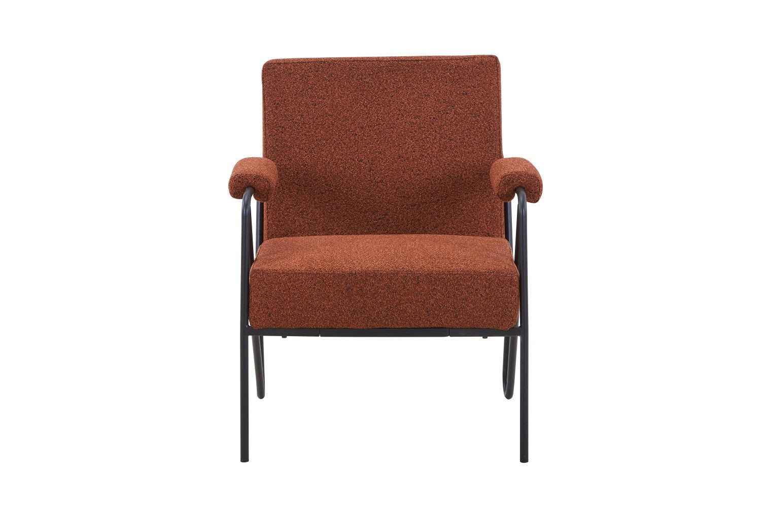 Oslo Speckled Burnt Orange Armchair - Home Furniture Interiors
