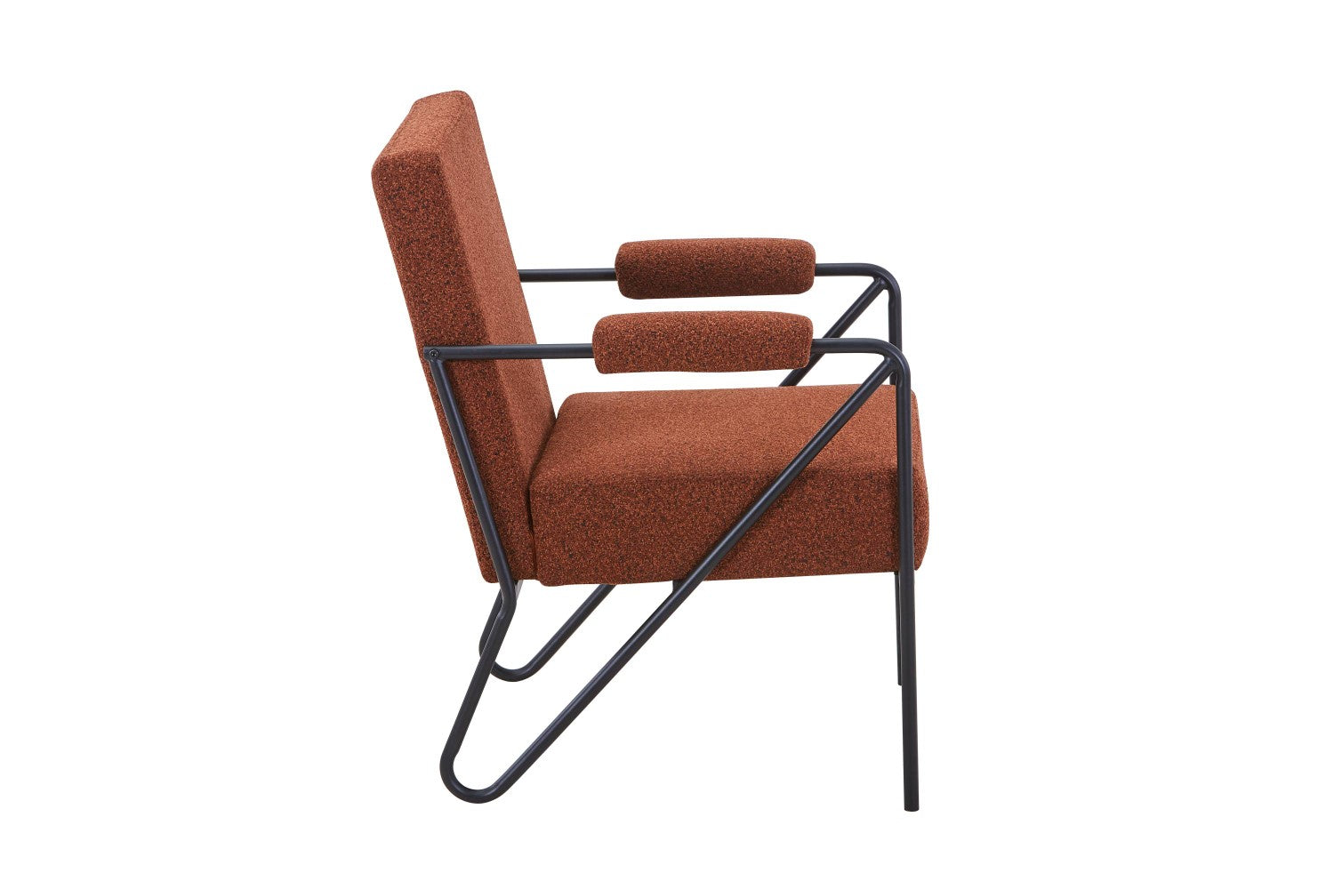 Oslo Speckled Burnt Orange Armchair - Home Furniture Interiors