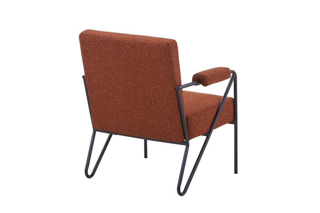Oslo Speckled Burnt Orange Armchair - Home Furniture Interiors