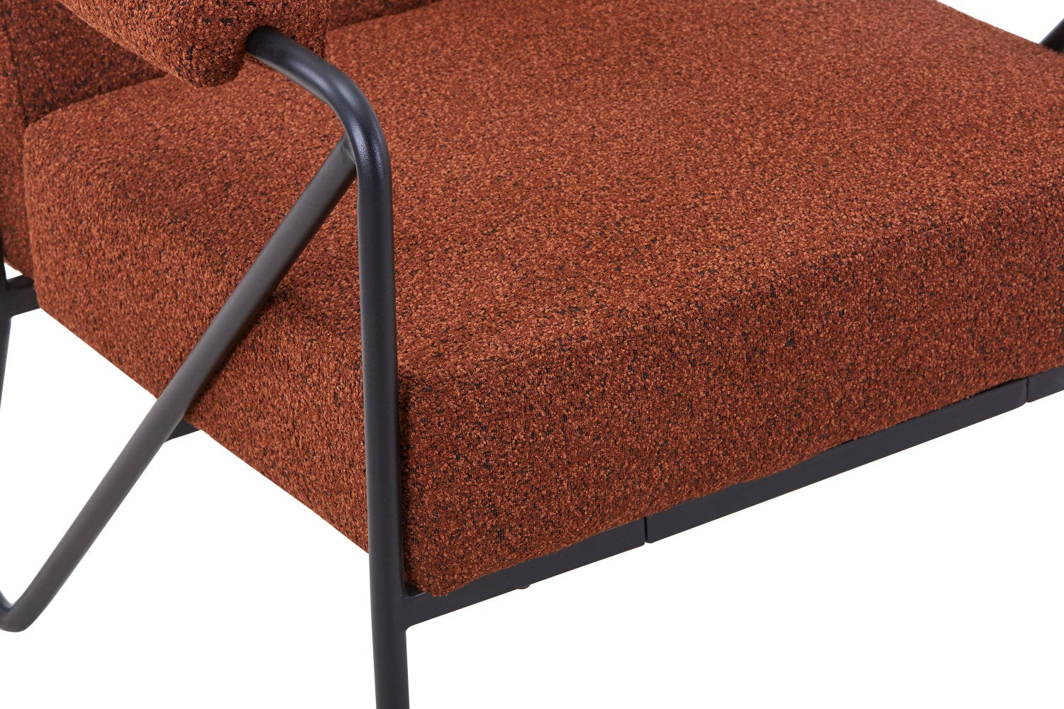 Oslo Speckled Burnt Orange Armchair - Home Furniture Interiors