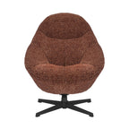 Serene Copper Blush Lounge Chair - Home Furniture Interiors
