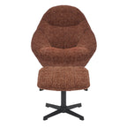 Serene Copper Blush Lounge Chair - Home Furniture Interiors