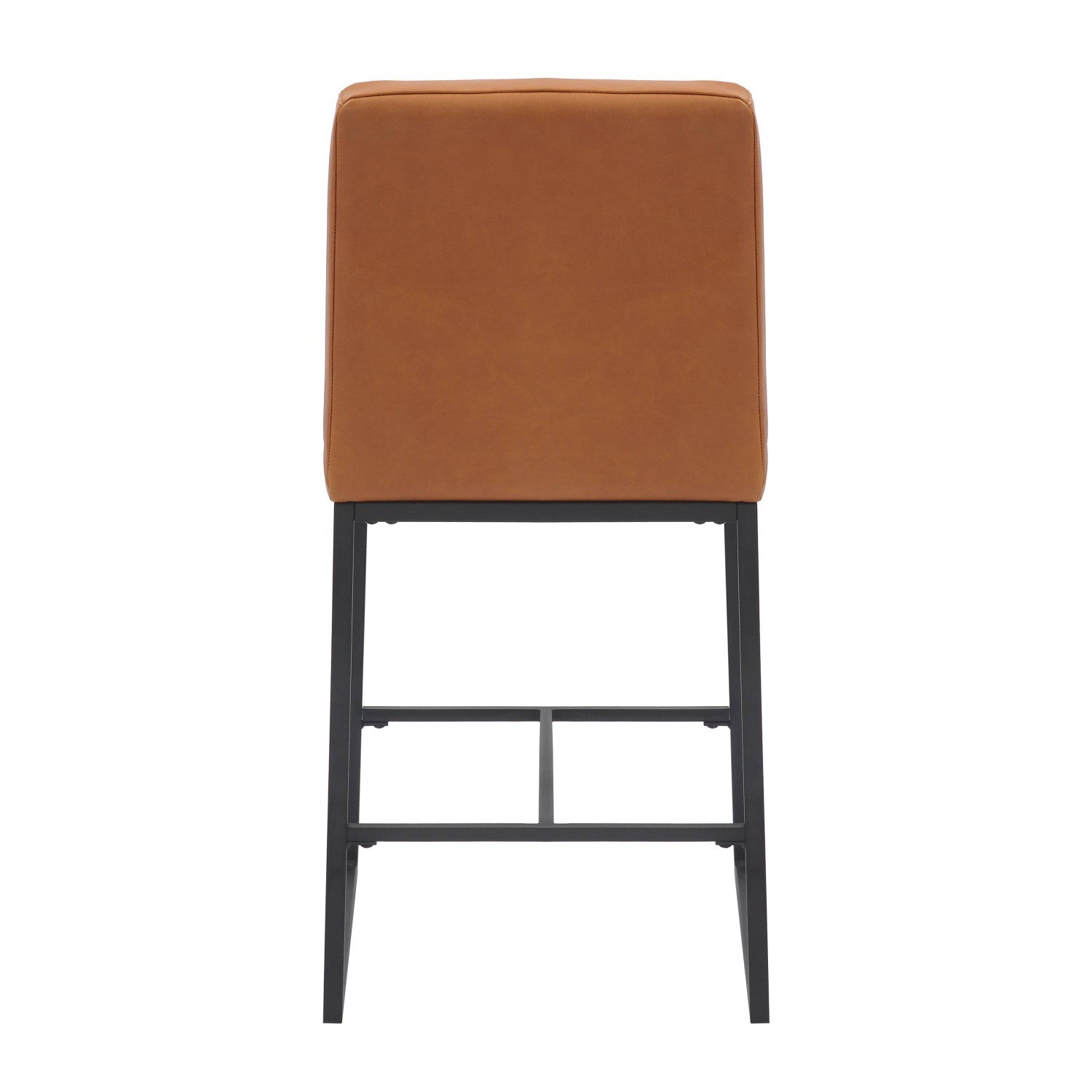 Carlton Real Leather Light Brown Bar Stool - Home Furniture Interiors