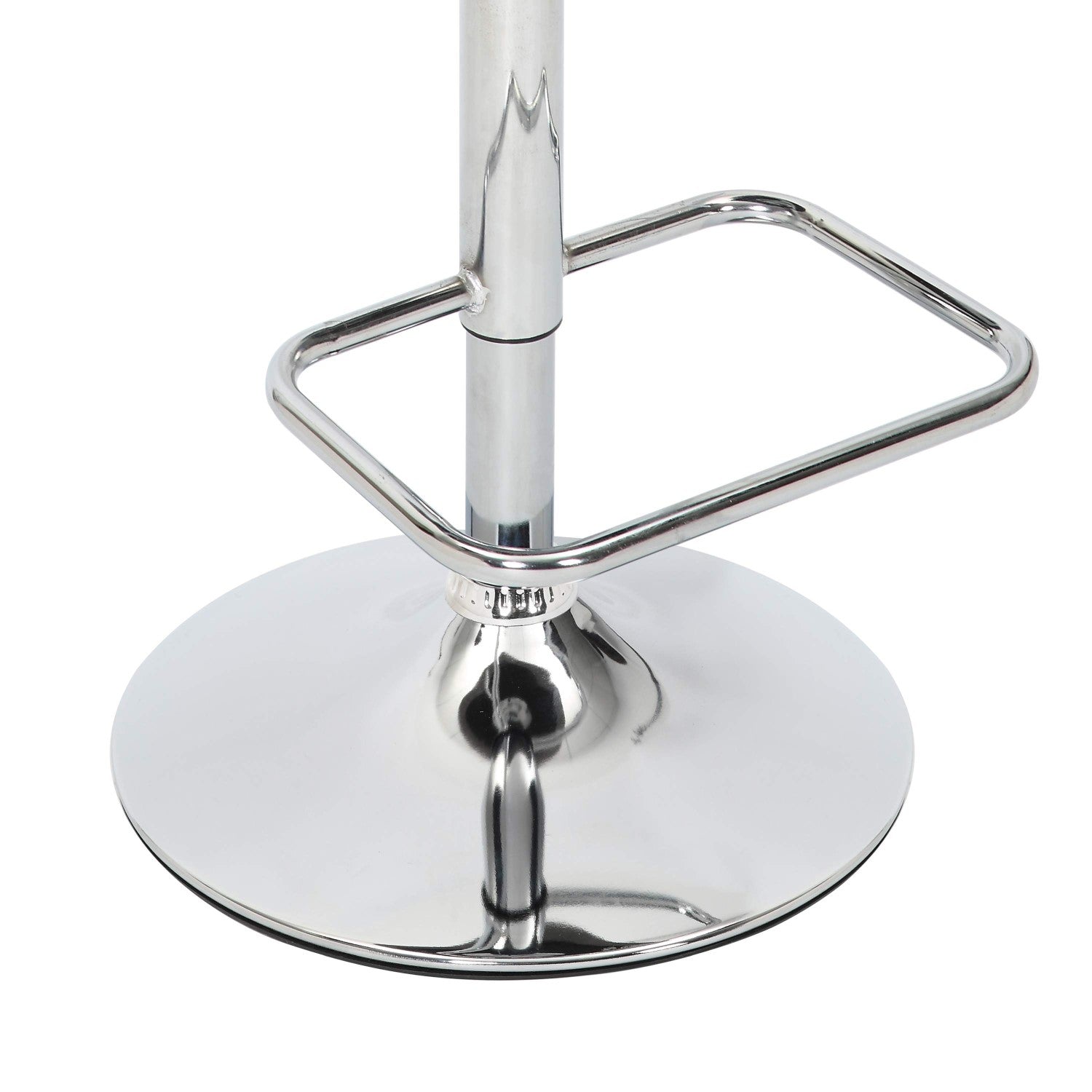 Charcoal Leather Effect Swivel Adjustable Bar Stool - Home Furniture Interiors