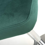 Sigma Brushed Velvet Green Bar Stool - Home Furniture Interiors