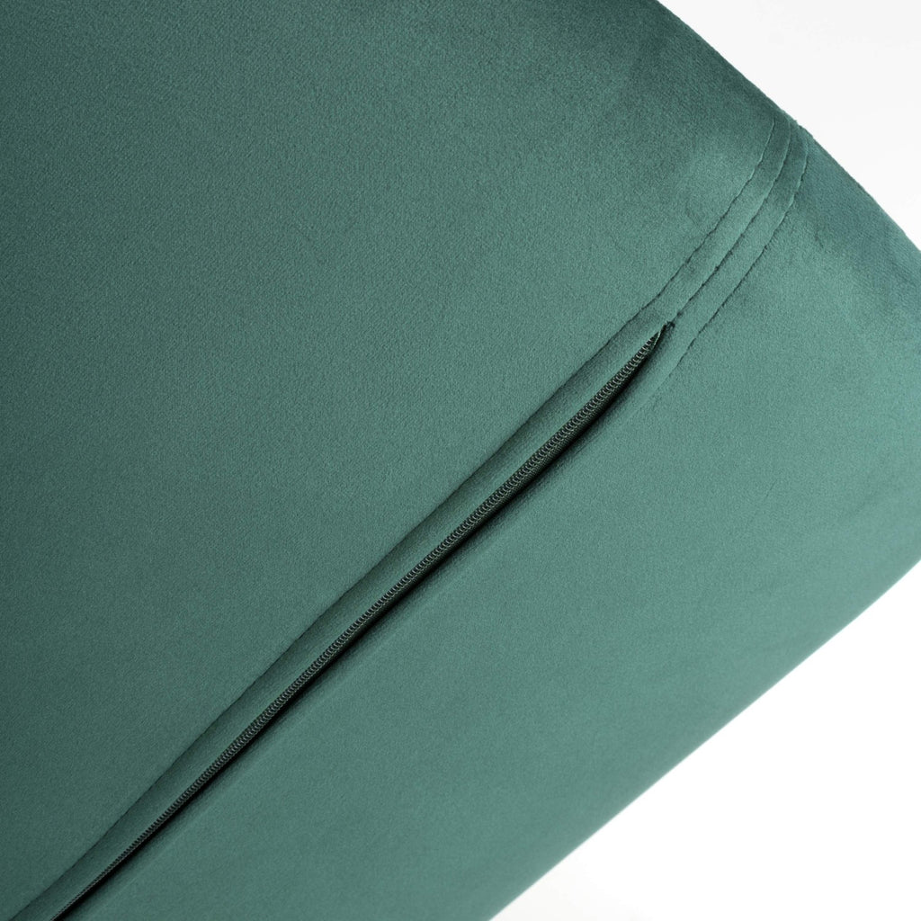 Sigma Brushed Velvet Green Bar Stool - Home Furniture Interiors