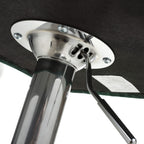 Sigma Brushed Velvet Grey Bar Stool - Home Furniture Interiors