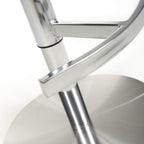 Sigma Brushed Velvet Mink Bar Stool - Home Furniture Interiors