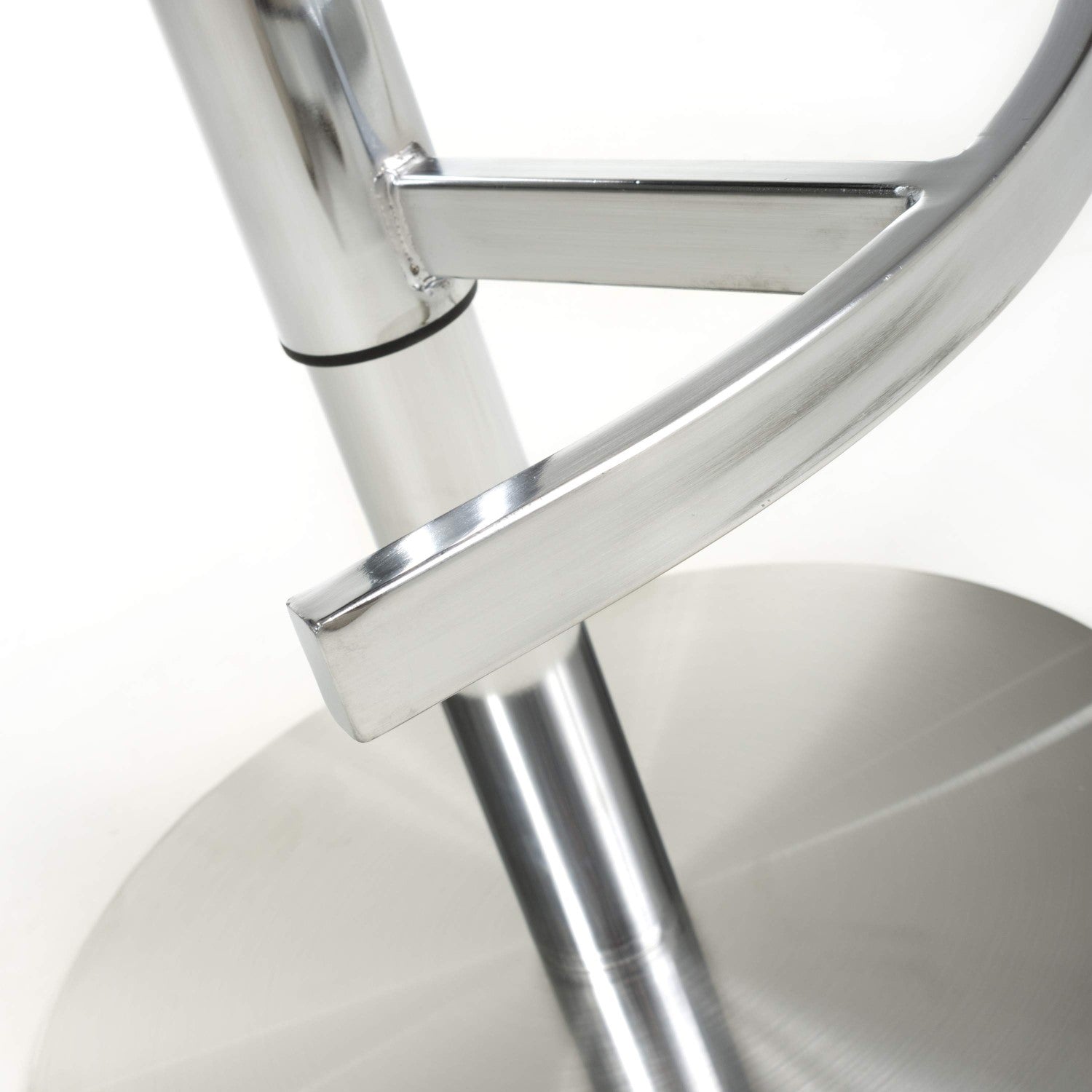 Sigma Brushed Velvet Mink Bar Stool - Home Furniture Interiors