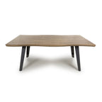 Nassau Natural Curved Coffee Table - Home Furniture Interiors