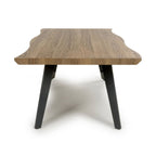 Nassau Natural Curved Coffee Table - Home Furniture Interiors